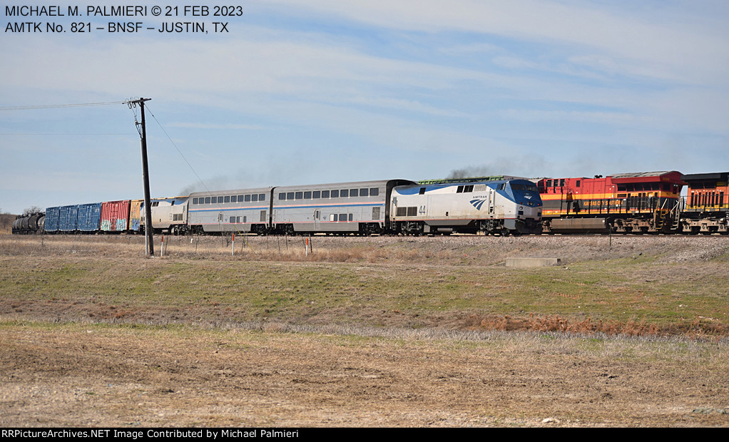 Amtrak Train No. 821